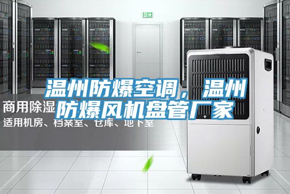 溫州防爆空調,溫州防爆風機盤管廠家