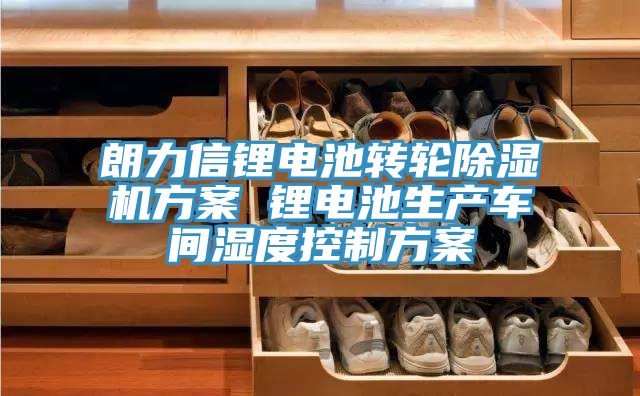 朗力信鋰電池轉輪除濕機方案 鋰電池生產車間濕度控制方案