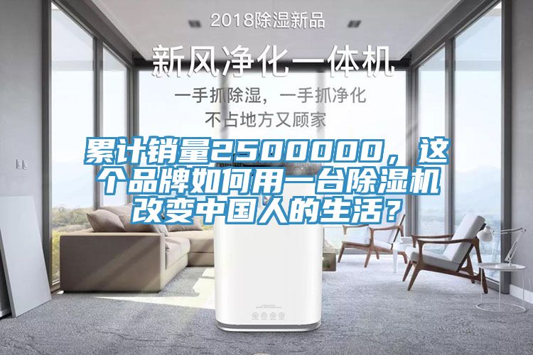 累計銷量2500000,這個品牌如何用一臺除濕機(jī)改變中國人的生活?