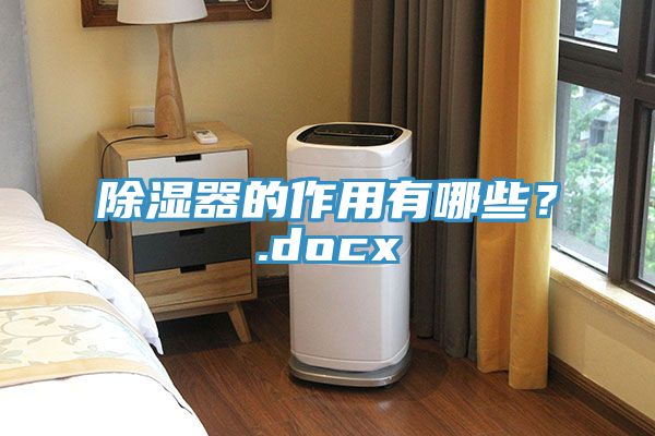 除濕器的作用有哪些？.docx