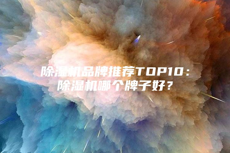 除濕機品牌推薦TOP10:除濕機哪個牌子好?